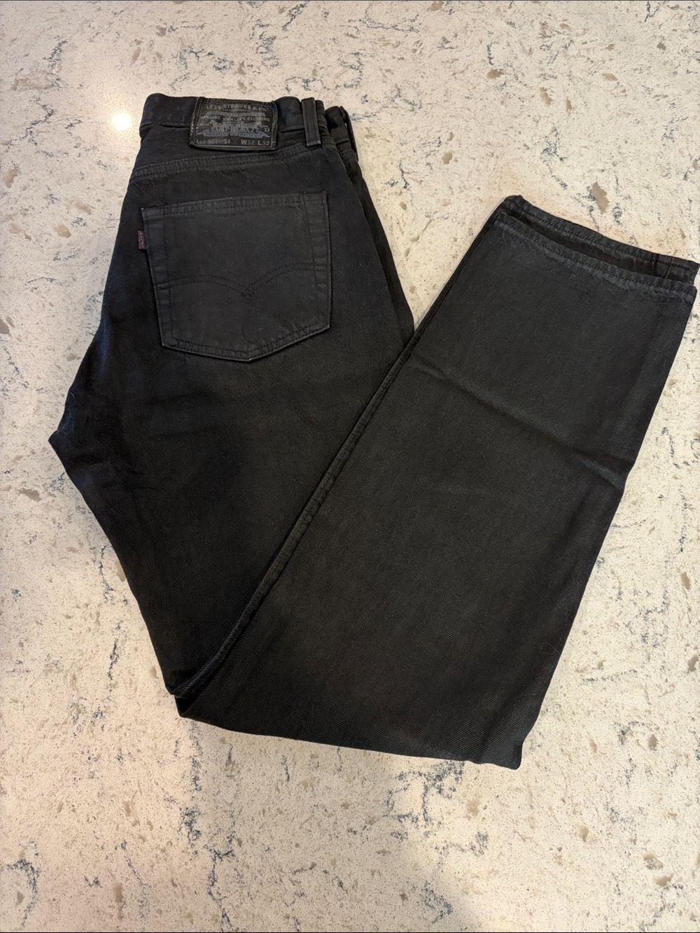 Levi's Men's Black Straight Jeans